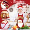 WEILAOK Christmas Cooking Apron, Christmas Apron, Cooking Aprons, Long Adjustable