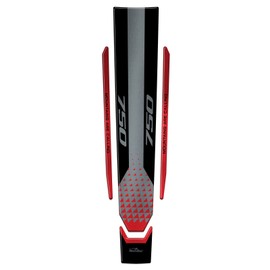 Resin Bike Motorcycle Sticker Compatible with Honda Transalp XL 750 2023. Protection Motorcycle Mudguard from Case PU Graffi. Sticker 3D Resin Neutral Metallics