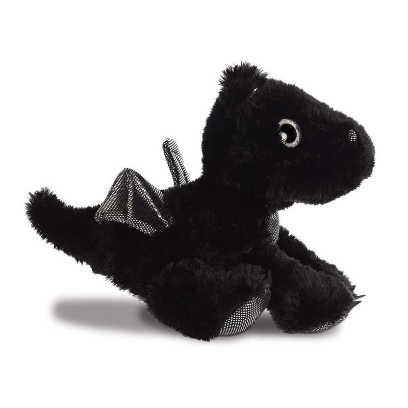 Aurora, 61017, Sparkle Tales, Onyx Dragon, 12In, Soft Toy, Black