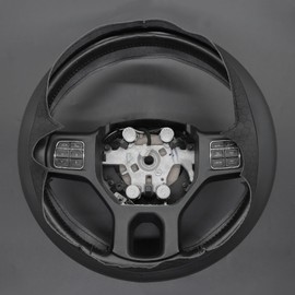 MEWANT Steering Wheel Cover for Dodge RAM 1500/1500Classic/2500/3500/5500 Hand-Stitched Steering Wheel Wrap