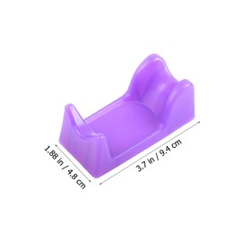 Baluue 8pcs Nail Polisher Handle Holder Rack for Manicure Professionals Portable Design for Nail Salon Supplies Easy to Use and Space-saving Random