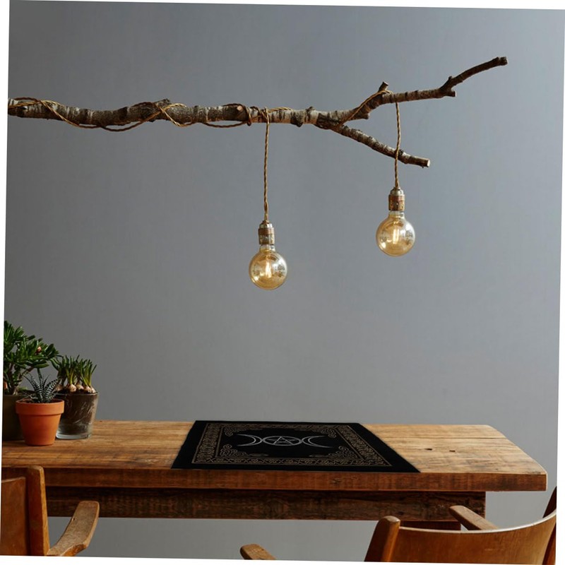 KOMBIUDA 1set Tarot Table Cloth Velour Divination Altar Table Protector