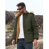 MAGCOMSEN Mens Jacket Winter Parka With Hood Thicken Warm Puffer