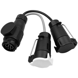 Namvo 12V 13 Pin to 7 Pin Towing Electric Adapter N+S Trailer Plug Adapter Converter Connector for Trailer Caravan Car Accessories