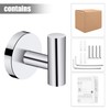 Neween 2PCS Bathroom Towel Hook, Screw in Coat Hooks Wall
