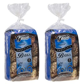 Green's Bakery Traditional Kosher Chocolate Babka, 24 oz - 2 Pack