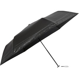 Mabu Umbrella, Parasol, Dual Use, Folding Umbrella, 100% Shining Titanium, Jewelry Silver, Stylish, Popular, Parasol, Women's, Rain Umbrella, Completely Light Blocking, UV Protection, 100%