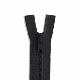 YKK 5vs Vislon Separating Jacket Zipper One-Way 30" Black