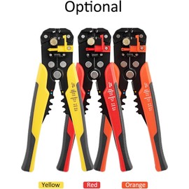 Pelacables de 8 pulgadas Alicates pelacables automáticos Herramienta de sujeción de cables Crimpadora de cables de aislamiento Cortador de cables de