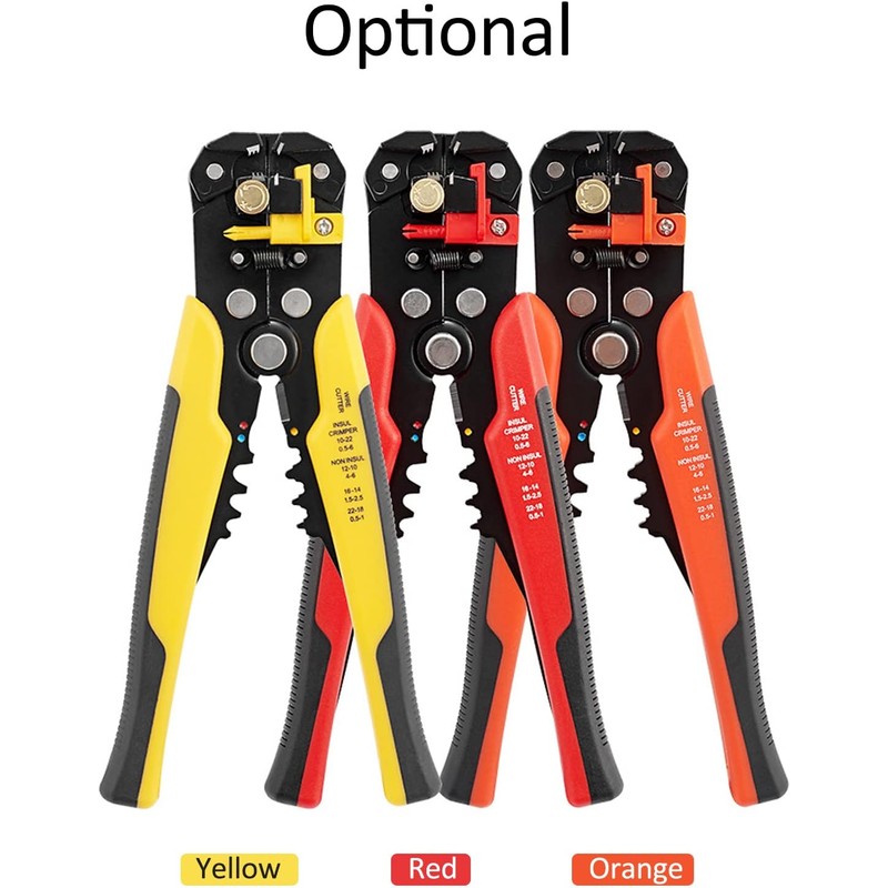 Pelacables de 8 pulgadas Alicates pelacables automáticos Herramienta de sujeción