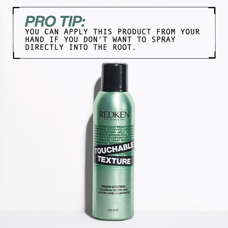 REDKEN Touchable Texture, Volumising Foam for Long-Lasting Shine and a