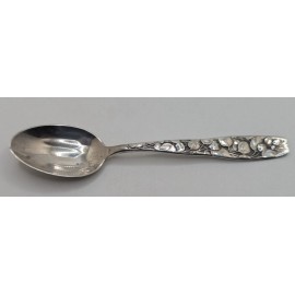 Whiting Berry Partridgeberry Sterling Silver Demitasse Spoon(s) "G" initial