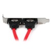 StarTech.com 2 Port SATA to eSATA Slot Plate Bracket