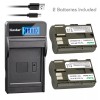 Kastar BP-511 Battery or Slim LCD Charger for Canon EOS