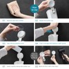 LEVERLOC Suction Toothbrush Holder 2 Pack, Drill-free Removable Shower Toothbrush