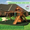 NuPlay Rubber Mulch Playground Flooring - Rubber Nugget Weed Barrier