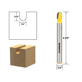 Yonico 14161q 1/4-Inch Diameter Core Box Router Bit 1/4-Inch Shank
