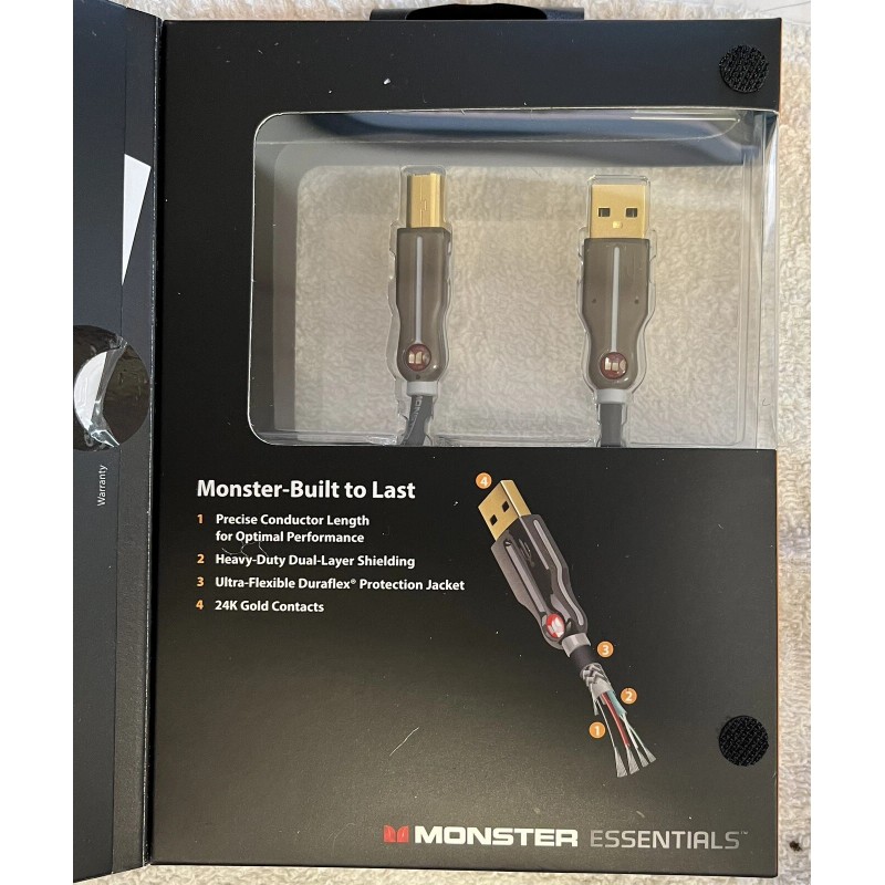 Monster Essentials - USB Advanced High Speed USB To USB/B