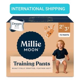 Millie Moon New Millie Moon Natural JUMBO (72 Count) Disposable Training Pants Size 2T/3T