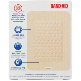 J&J Adhesive Pad Lrg Size 10s Band-Aid Large Comfort-Flex Adhesive Pads - Pack of 7
