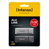 Intenso Alu Line 2x 32 GB USB 2.0 Flash Drive