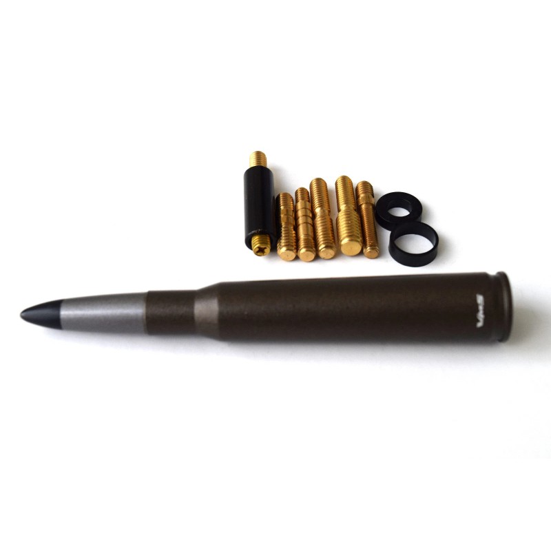 VMS Racing Bronze 50 CAL CALIBER BULLET STUBBY SHORT ANTENNA
