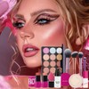 Face Makeup Set - Makeup Brushes Eyeshadow Palette Primer,Long-Lasting Cosmetic
