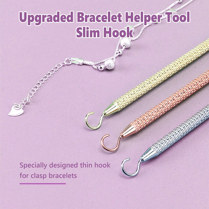 LONIKSTEP Bracelet Helper Tool Hook Bracelet Wearing Helper to Put