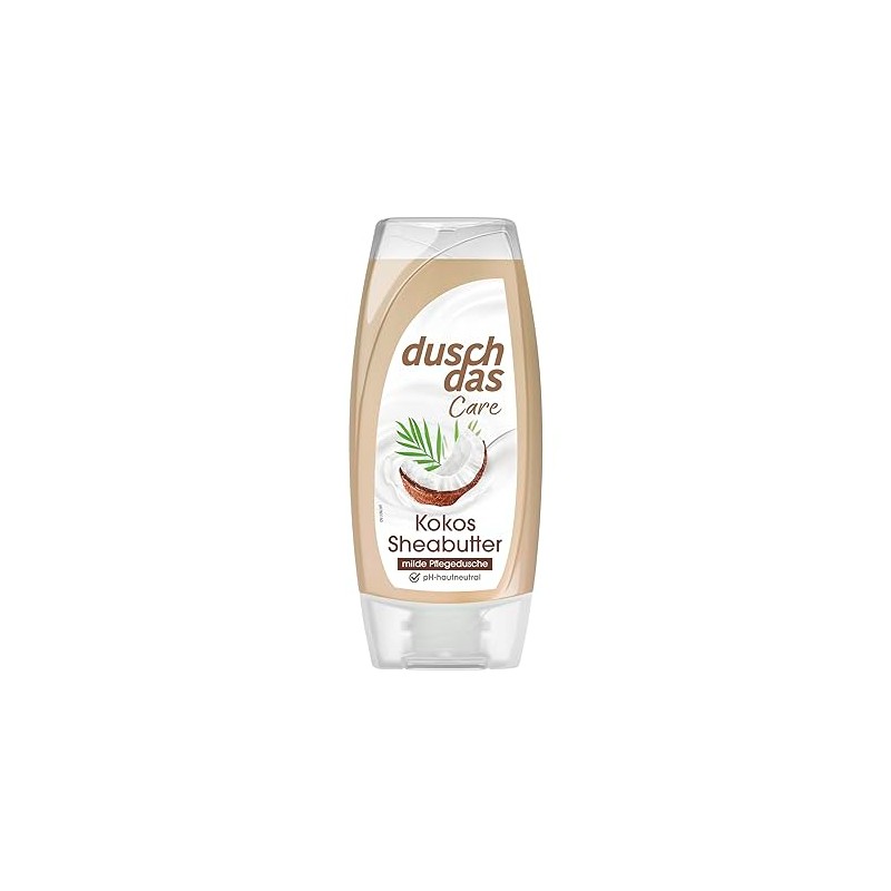 Duschdas Care Duschgel Kokos & Sheabutter Milde Pflegedusche ph-hautneutral 6x