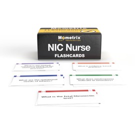 Neonatal Intensive Care Nursing Study Cards: NIC Nurse Review and Practice Test Questions for NICU Nursing Certification [Full Color Cards]