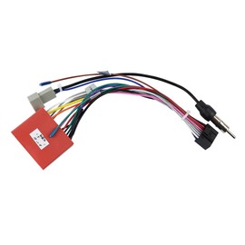 Strpump - Cable de arnés de radio estéreo de 16 pines para Mazda 3 2006-2015, 5 6 8 CX-5 CX-7 con adaptador de antena de radio