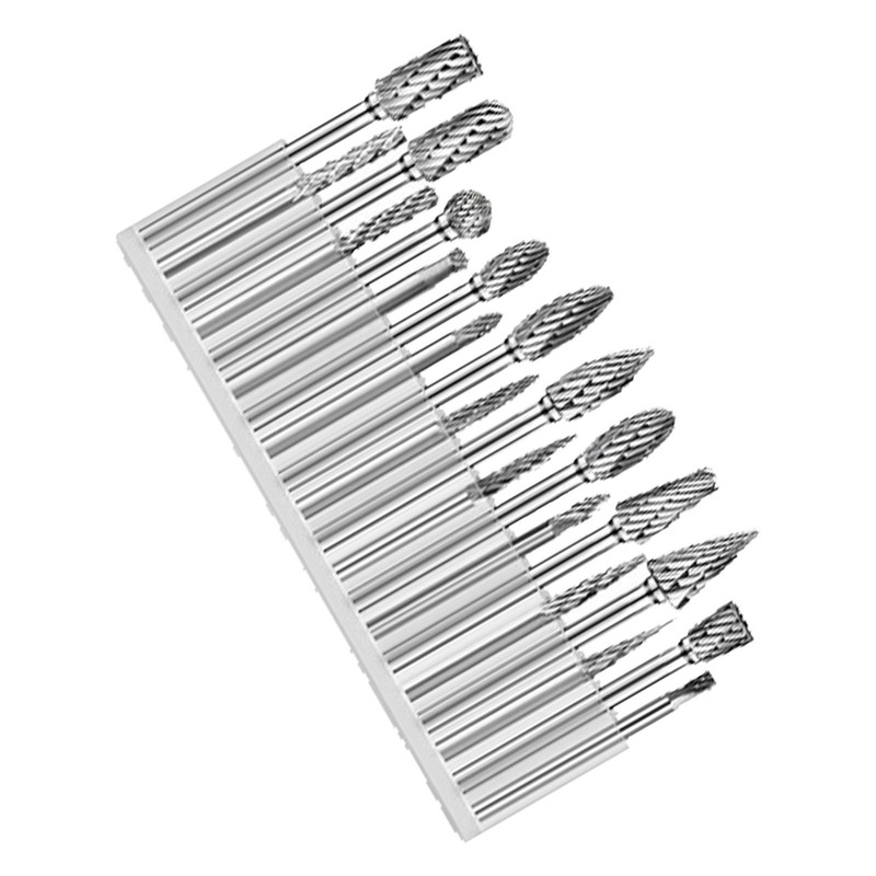 20Pcs Rotary File Burr Grinding Bit Carbide Tool Set Kit