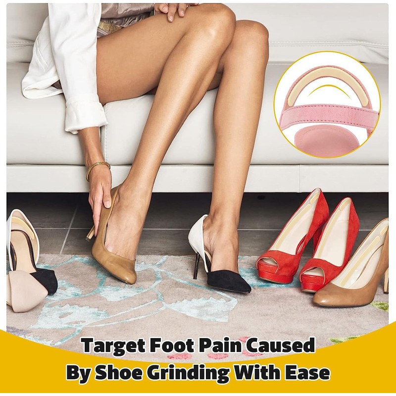 Anti-Blocking Adjustable Shoe Slip Prevention Pad Heel Protection Heel Cushion