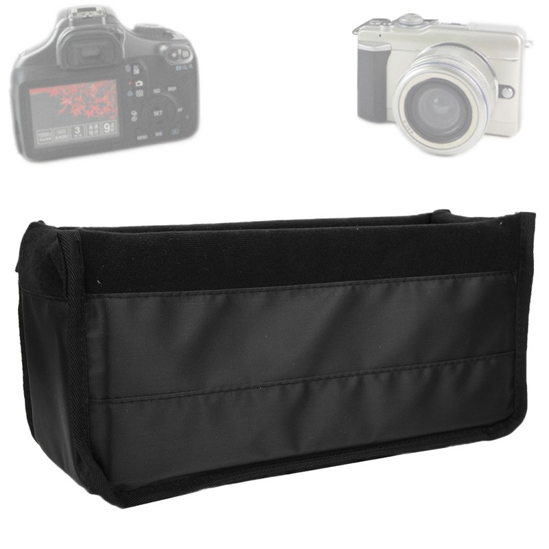 Waterproof Shockproof DSLR Camera Lens Insert Bag Padded Partition Case