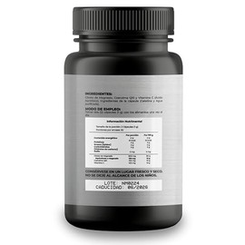 NAIMA Coenzima CoQ10 + Mg | 100 Cápsulas a Base de Citrato de Magnesio, Coenzima Q10 y Vitamina C | Suplemento Alimenticio 100% Puro con Ingredientes 