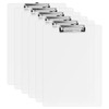 A4 Clipboard, Pack of 6, A4 Writing Case, Plastic Writing