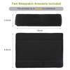 AHIER Wheelchair Armrest Pads, 2PCS Sheepskin Fleece Wheelchair Armrest Covers,