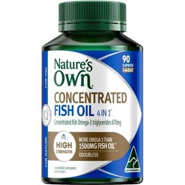 NATURE'S OWN Natures Own 4 In 1 Concentrated Fish Oil Odourless 90 Capsules