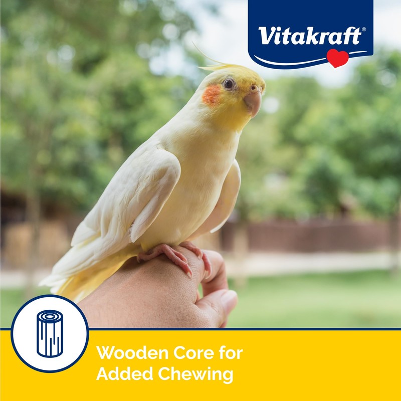 Vitakraft Crunch Sticks Golden Honey Flavor Bird Treat for Cockatiels