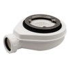 Drain valve for shower trays, siphon for shower tray, diameter