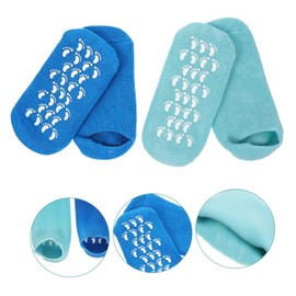 FOMIYES 2pairs Moisturizing Gel Socks for Dry Feet of Spa Socks Lake for Foot Care Softening and Repairing Cracked Skin for Home Nursing
