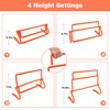 Lineslife Adjustable Agility Hurdles,4 Height Speed Training Hurdles, Portable Speed