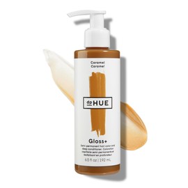 dpHUE dpHUE Gloss+, Caramel - Conditioning Semi-Permanent Gloss - For Dark Blonde & Light Brown Hair with Golden Tones - No Mix Deposit - Lasts Up to Eight Washes - Vegan, Leaping Bunny Certified - 6.5 oz