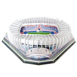 Habarri Parc des Princes Stadium Puzzle 3D - 3D Puzzle Stadium - 3D Football Stadium for Children and Adults - Model of a Football Stadium - Model Building - 123 Elements
