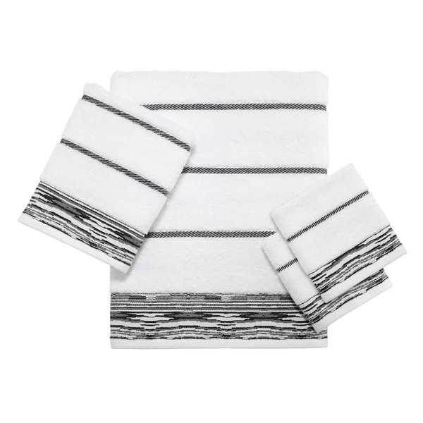 Nicole Miller - Towels, 4pc Soft & Absorbent Towel Set,