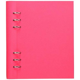 Filofax A5 Saffiano Clipbook - Fluoro Pink
