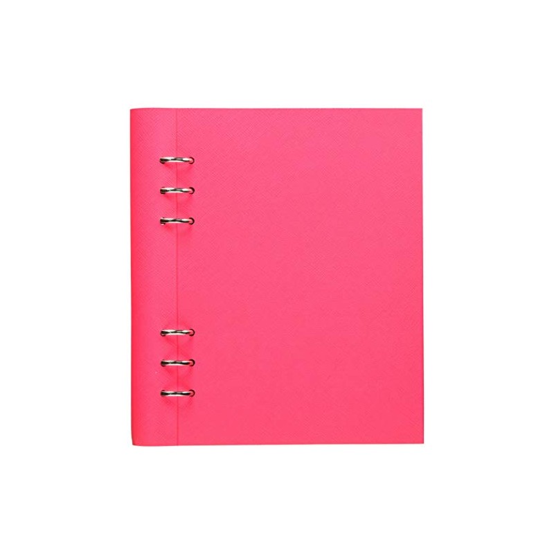 Filofax A5 Saffiano Clipbook - Fluoro Pink