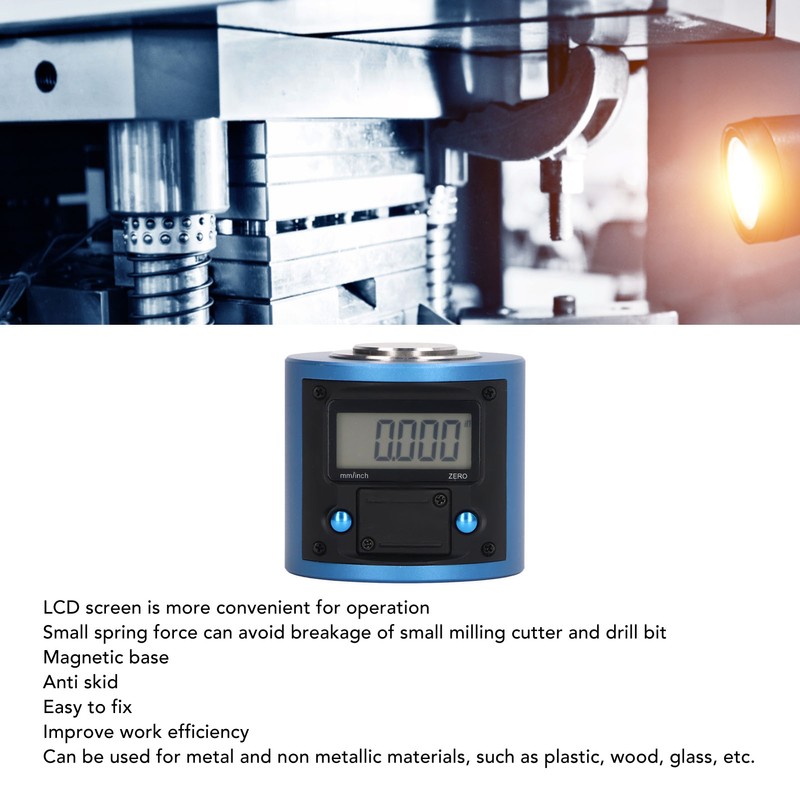 Z Axes Tool Setter Sensitive Precise Large Range Waterproof LCD