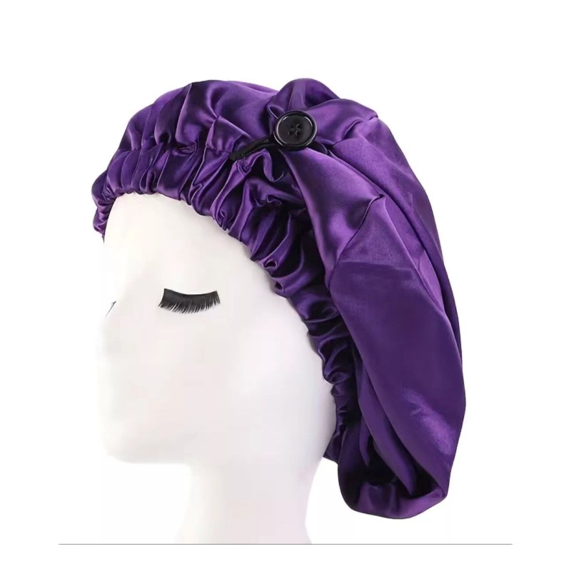 Satin Long satin silk bonnet