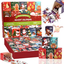 1008 Piece Christmas Puzzle for Adults and Kids Jigsaw Puzzle with Christmas Puzzle Gift for Adults and Teens Family Challenging Puzzle Perfect for Game Nights
